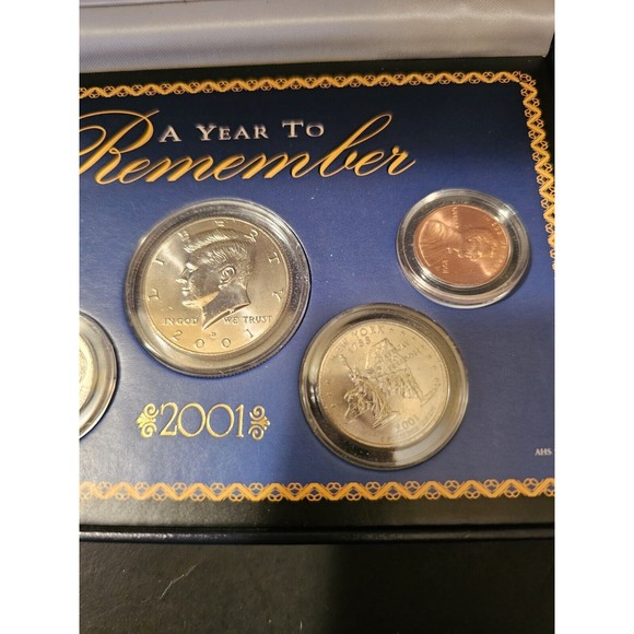 American Historic Society A Year To Remember 2001 Coins Certificates Etc - Picture 4 of 11